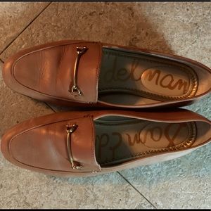 Tan Sam Edelman loraine bit loafer